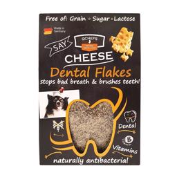 Qchefs Dental Cheese Flakes Pulver för hundhygien